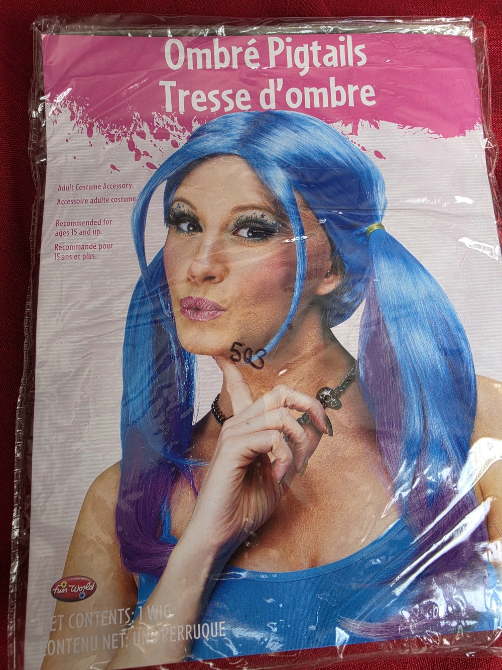 Ombre Pigtails Women Wig